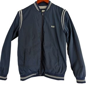 Hugo Boss Boys Jacket Windbreaker Navy Sz 16y